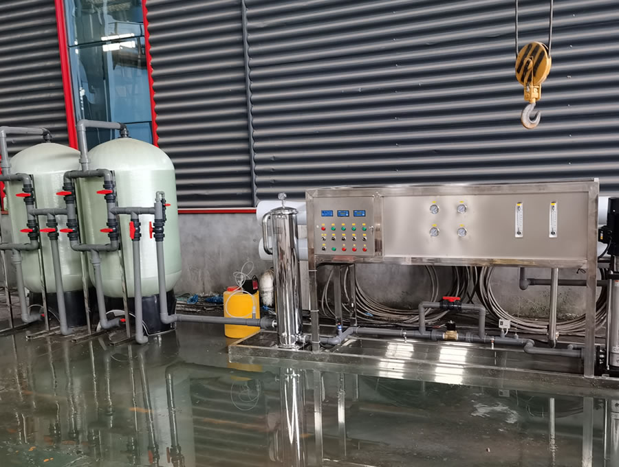 6吨每小时出水量反渗透纯净水设备